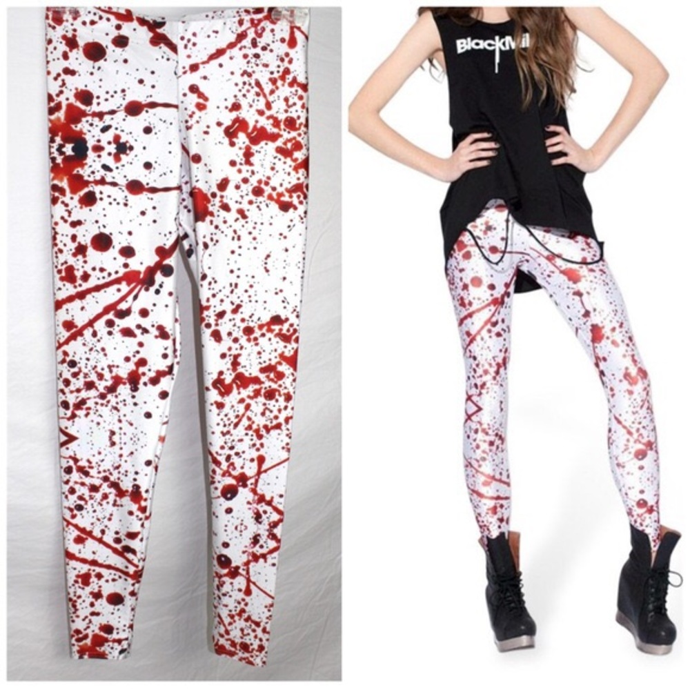 Blackmilk Blood Splatter Leggings